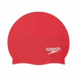 Speedo Elastomeric Solid Silicone Swim Cap - Blue