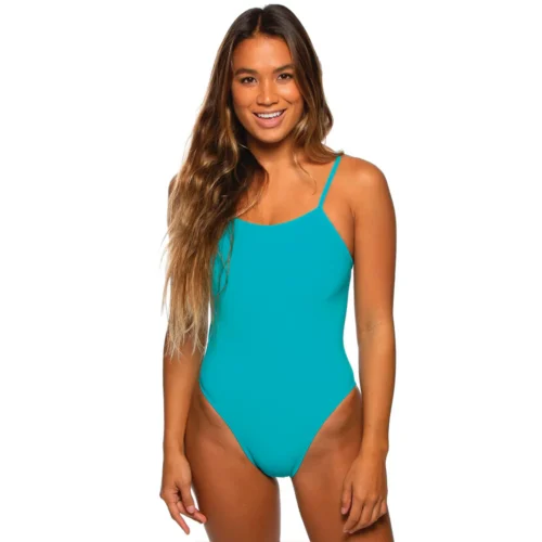 JOLYN Women's Brandon 2 Solid One Piece Swimsuit